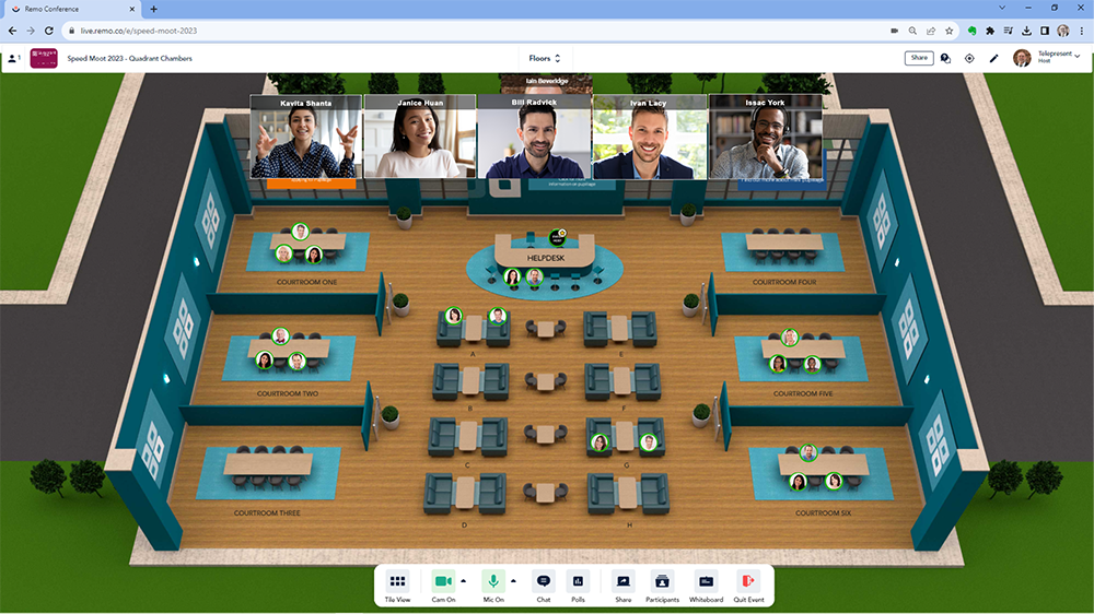 Click here to access the Quadrant test hall